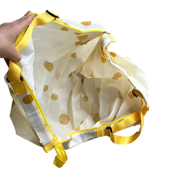 Shopper pieghevole grande capacità in nylon camouflage – Borsa da viaggio riutilizzabile leggera