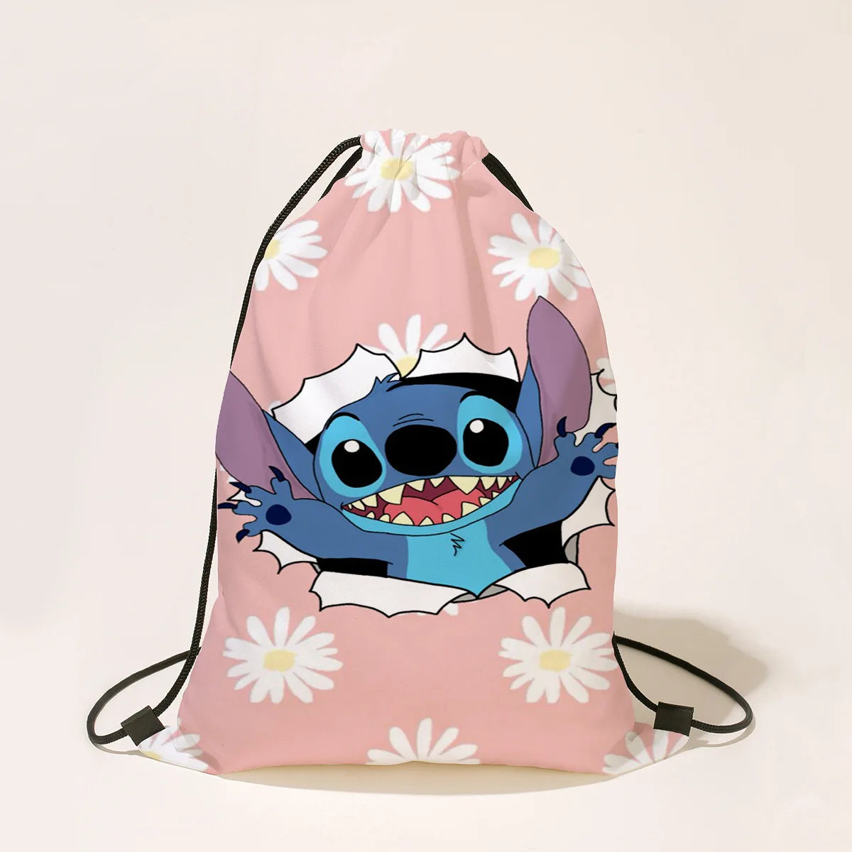 Sacca con coulisse Disney Stitch – zainetto impermeabile leggero per sport, scuola, viaggi e bomboniere