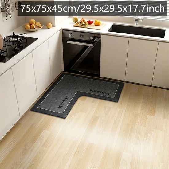 Tappeto Angolare Cucina e Bagno a L – Assorbente e Lavabile