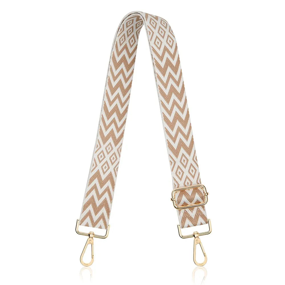 Tracolla borsa regolabile stile “guitar strap” 2025 – cinghia staccabile stampata, originale crossbody / shoulder strap