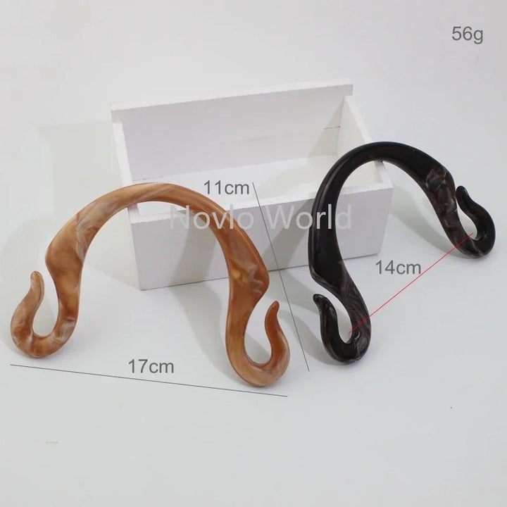 Set Manici per Borse in Resina – 2-10-20 pezzi per Fai-da-Te, Creazione Borse