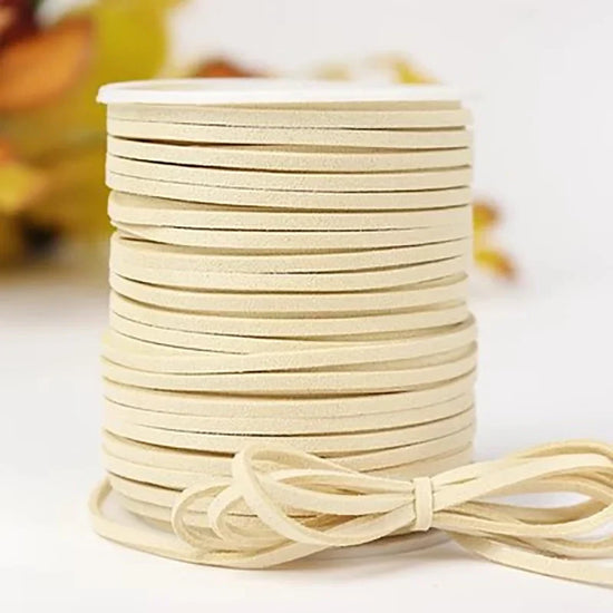 Cordoncino intrecciato in velluto coreano 45 m – Cordone in finta pelle decorazioni fai-da-te,