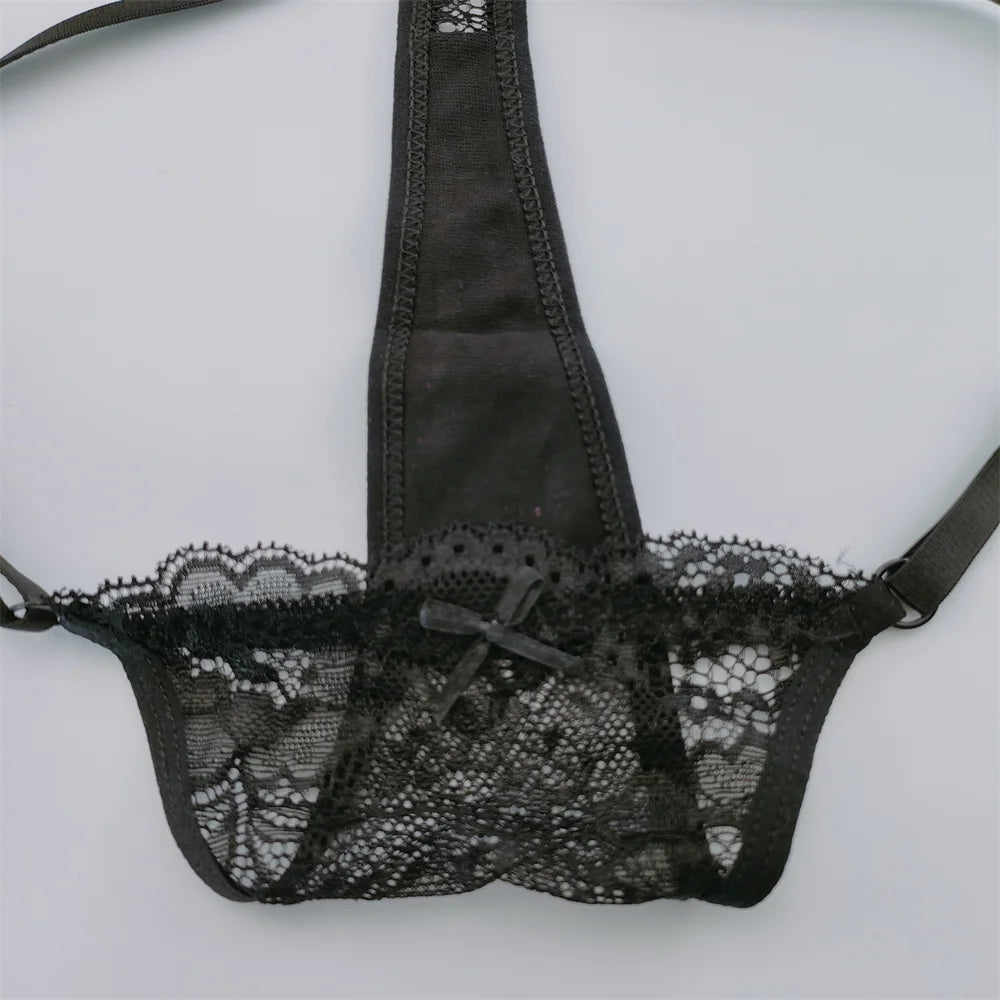 Set 3 Perizomi in Pizzo Trasparente Donna– Sexy Regolabile