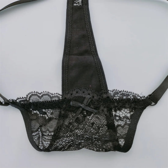 Set 3 Perizomi in Pizzo Trasparente Donna– Sexy Regolabile