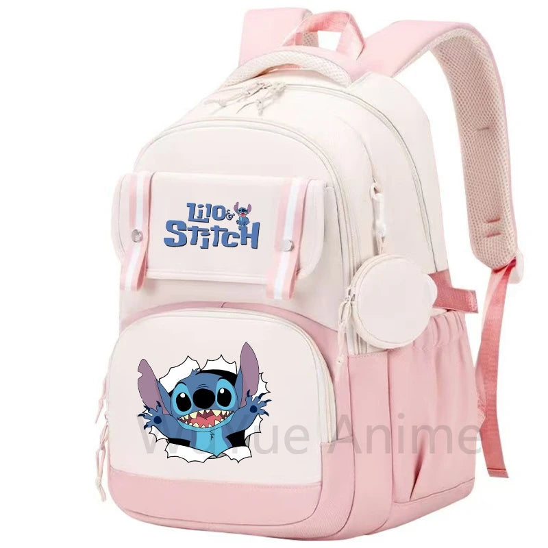Zaino grande capacità Lilo & Stitch – impermeabile, per laptop, multiuso bambino/adulto 2025