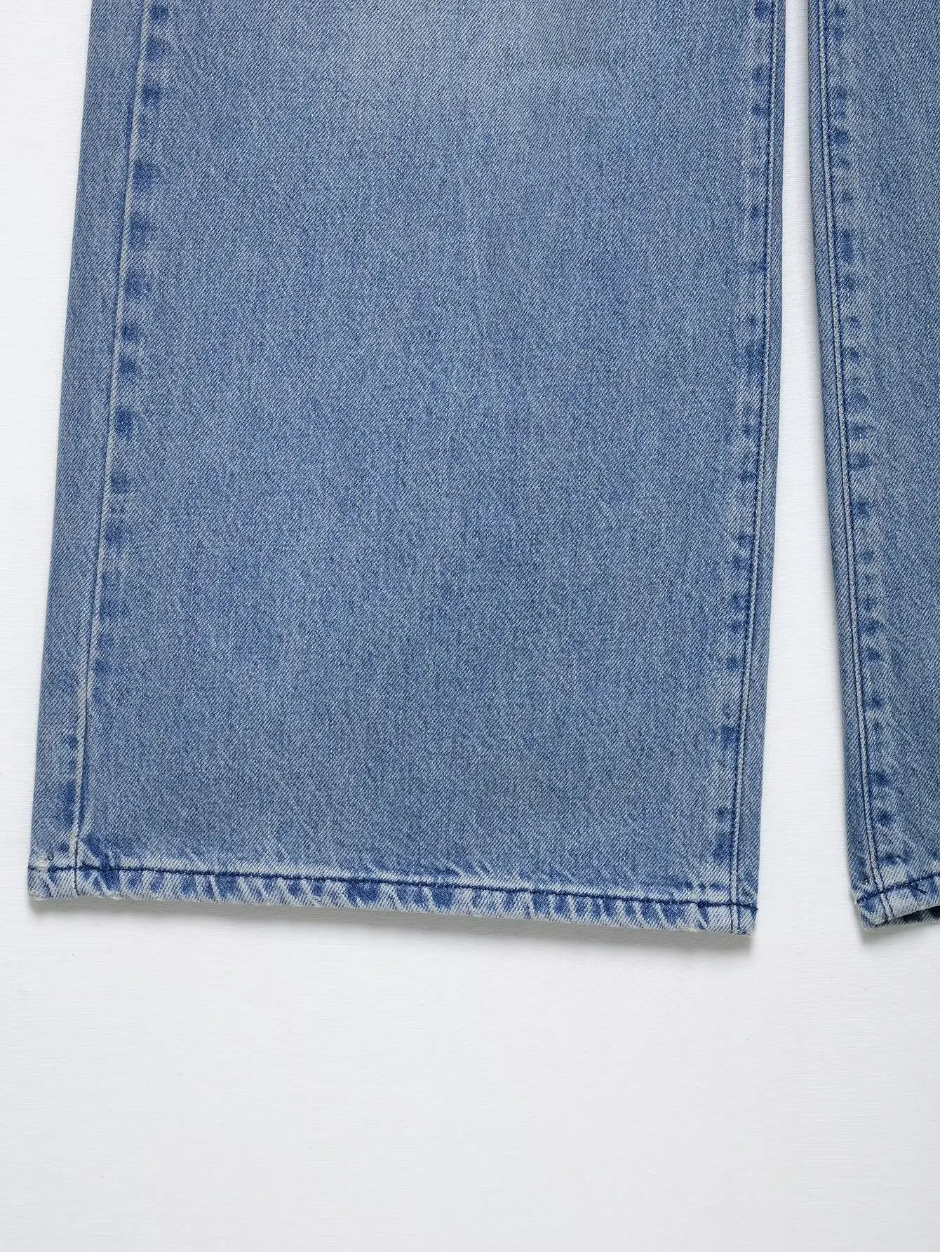Set denim donna 2 pezzi 2025 – gilet con bottoni + jeans a vita alta wide-leg, look streetwear casual chic
