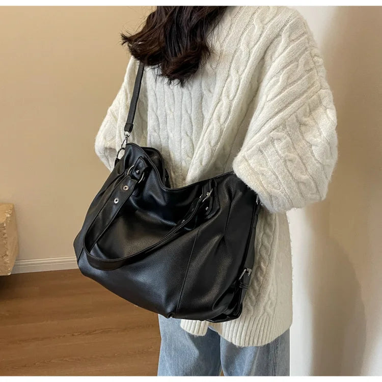 Soft Interior Compartment Shoulder Bags 2025 High Quality Contrasting Colors Bags for Women Fashion Zipper Pu Women's Handbags
