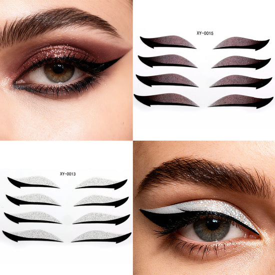 Adesivi Eyeliner Glitter Waterproof – Stickers Trucco Occhi Party