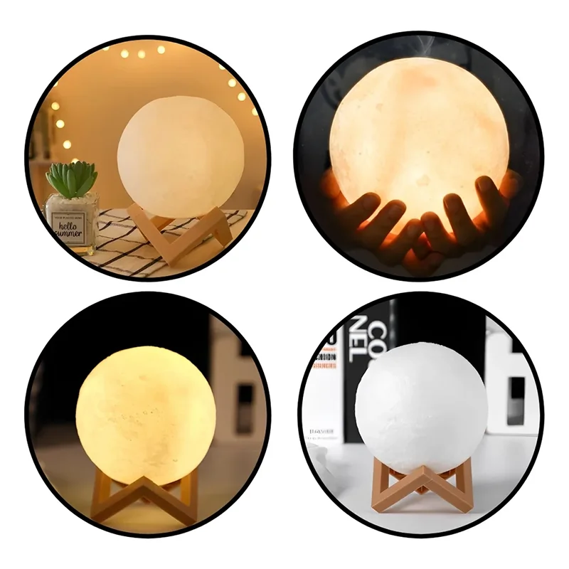 Lampada luna LED galassia – Book light magica per camera bambini e relax