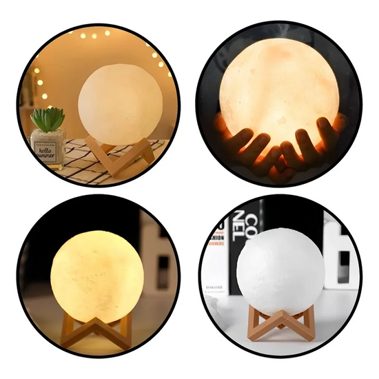 Lampada luna LED galassia – Book light magica per camera bambini e relax