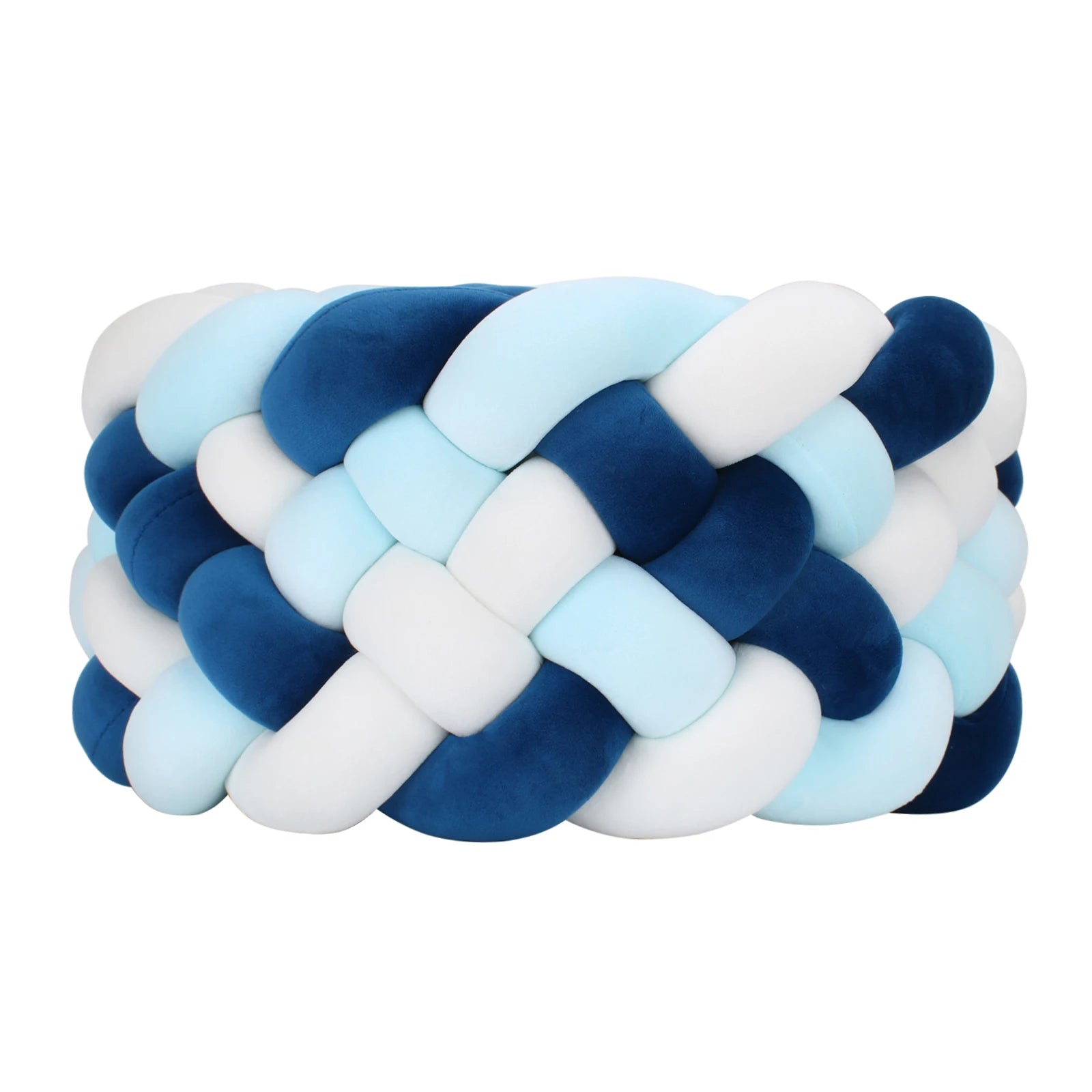 Paracolpi Culla Treccia Intrecciata 300 cm – Cuscino Nodo Protettivo per Lettino Neonati