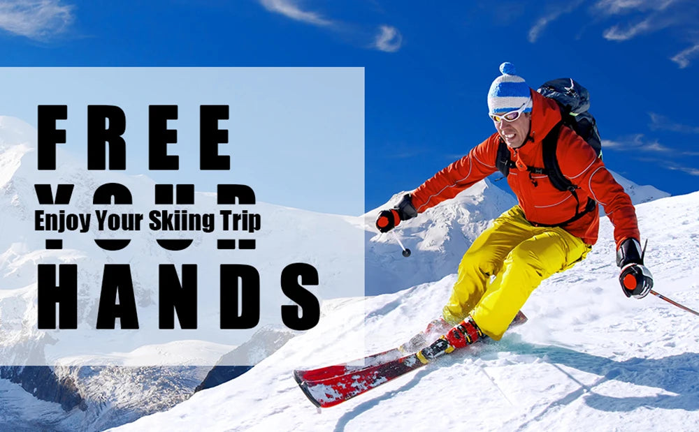 Zaino da viaggio sci/snowboard 50 L impermeabile – borsa scarponi & casco, scomparto wet/dry, trasporto attrezzatura neve