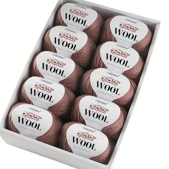 Set 6 pezzi Filato Lana – 300g Totali per Maglia & Uncinetto, Gomitoli Multicolore
