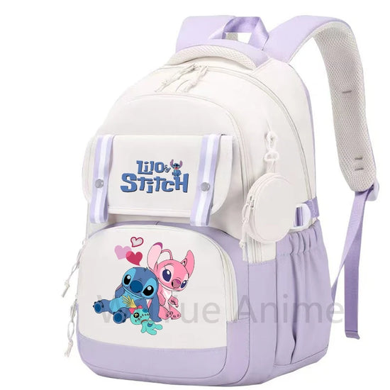 Zaino grande capacità Lilo & Stitch – impermeabile, per laptop, multiuso bambino/adulto 2025