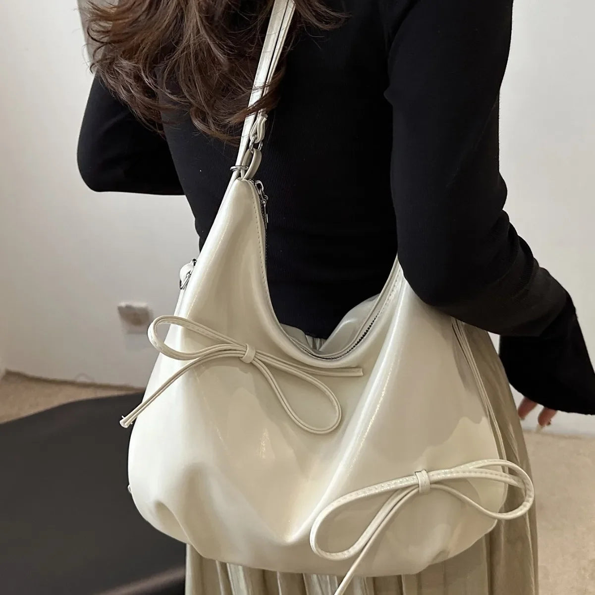 Borsa tote pieghevole donna multifunzionale – alta capacità, elegante e pratica, ideale per pendolari, viaggi e uso quotidiano