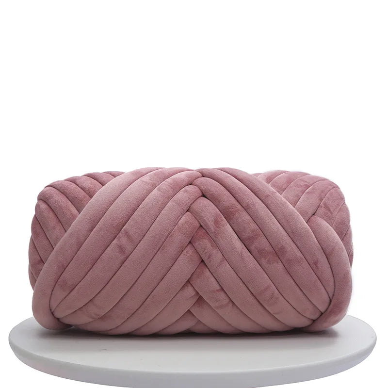 Filato marshmallow super chunky velluto 1 kg – “super velvet” grosso per coperte gigantissime, progetti fai-da-te morbidi
