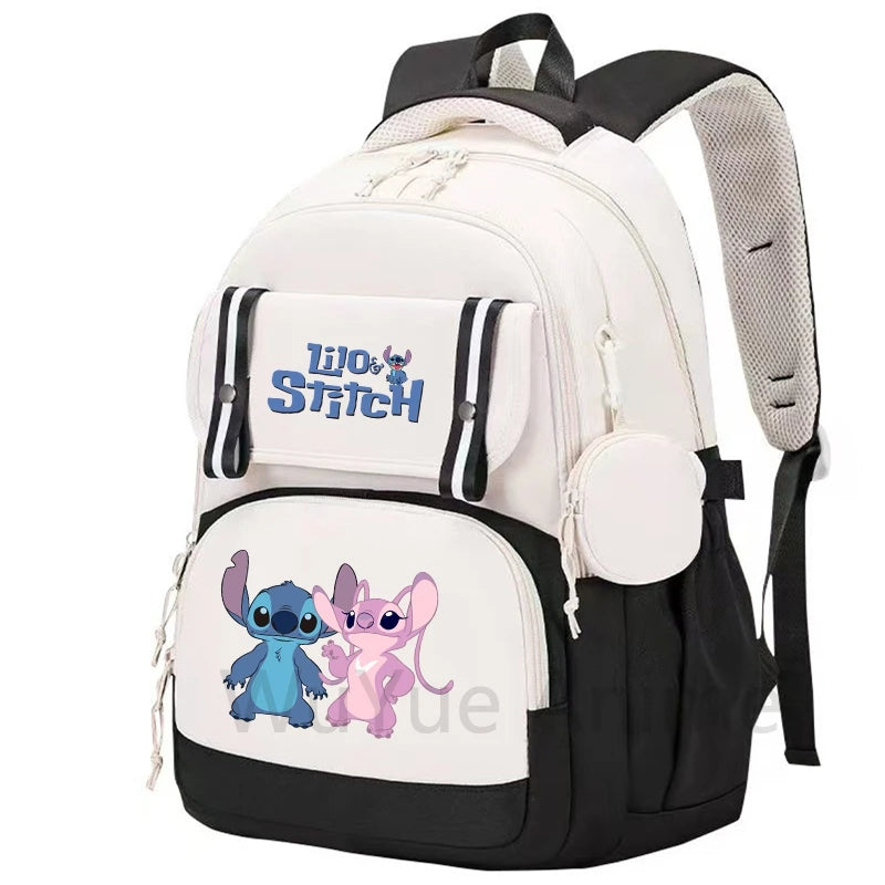 Zaino grande capacità Lilo & Stitch – impermeabile, per laptop, multiuso bambino/adulto 2025