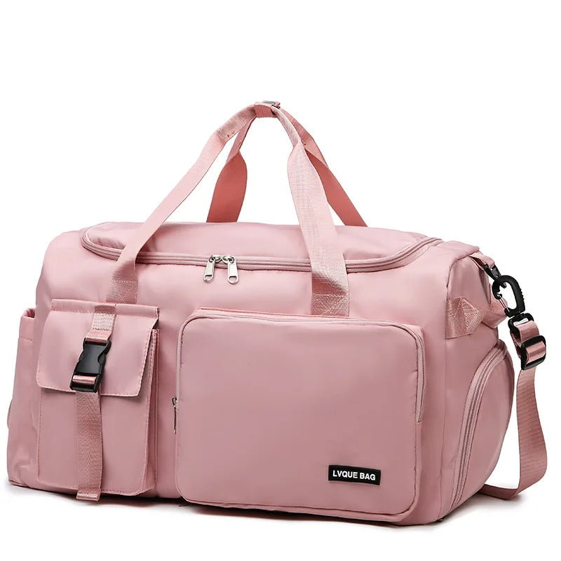 Borsa sportiva donna 2025 – duffel con doppio comparto asciutto/bagnato ideale per palestra, nuoto e viaggi