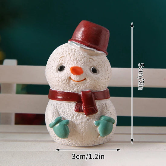 Decorazioni natalizie da scrivania 2025 ‒ set figurine Piccolo Babbo Natale + Alberello ornamentale per ufficio e casa