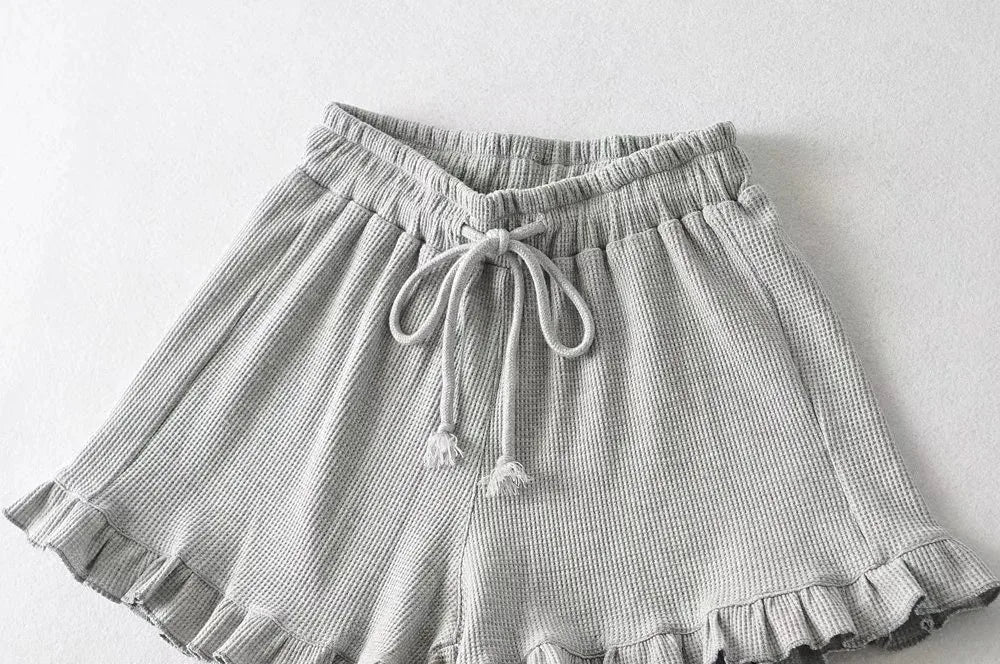 Shorts Donna Vita Alta con Coulisse – Pantaloncini Loose Estivi
