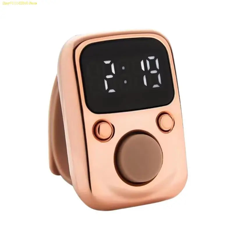 Contatore Digitale da Dito con Display OLED Impermeabile – Clicker Elettronico per Uncinetto e Maglia