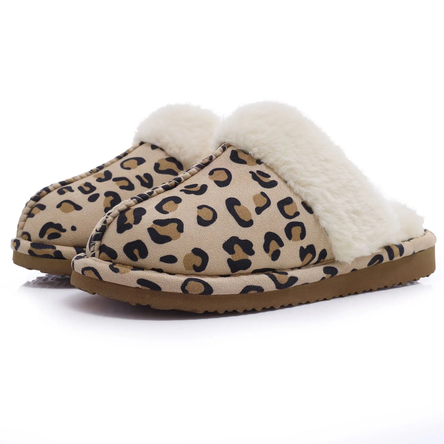 Ciabatte donna in pelliccia eco e suede – antiscivolo, indoor/outdoor, moda casa 2025