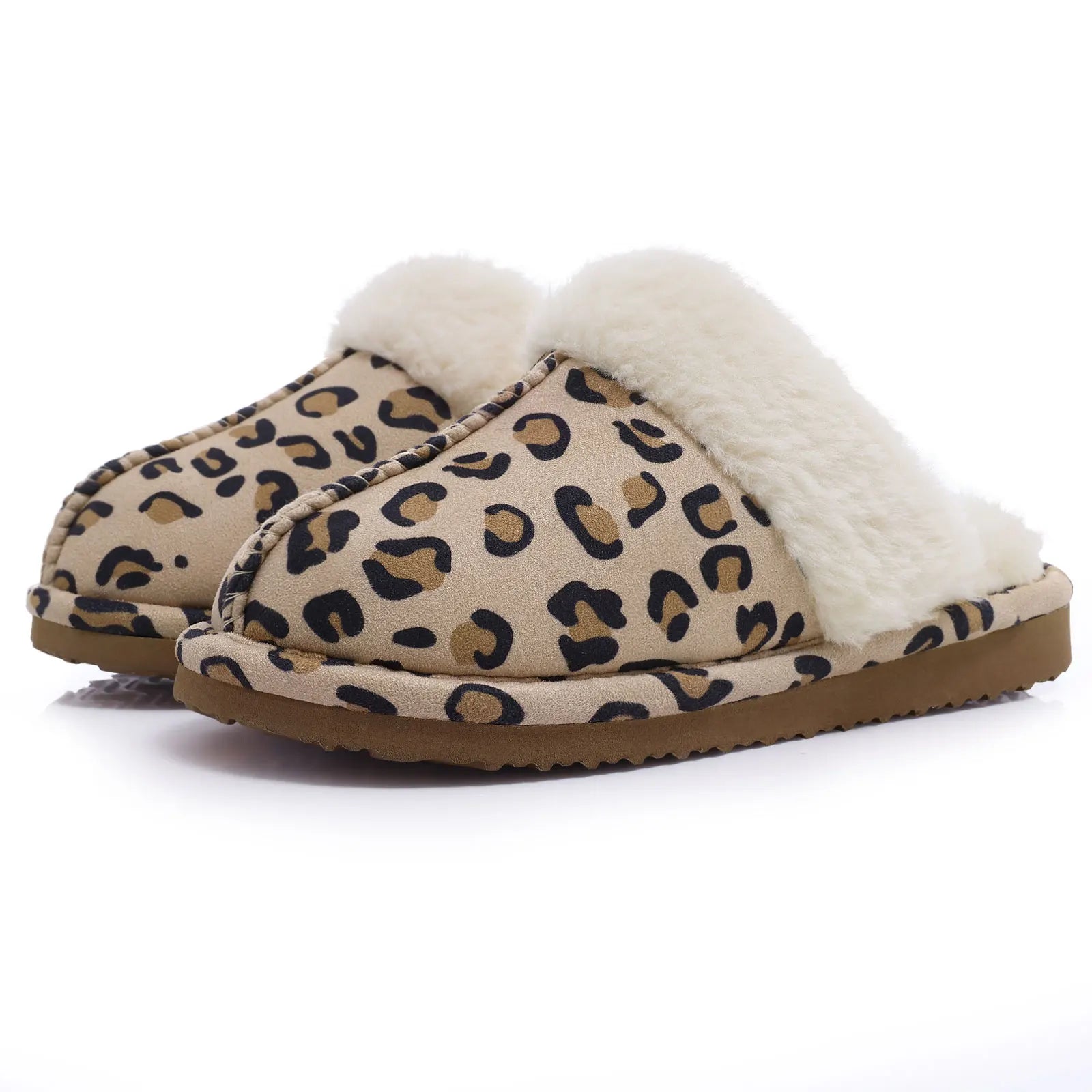 Ciabatte donna in pelliccia eco e suede – antiscivolo, indoor/outdoor, moda casa 2025