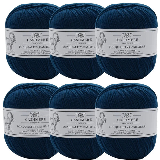 Set 6 gomitoli filo cashmere donna – Lana alta qualità per maglioni, sciarpe, cappelli e progetti fai-da-te