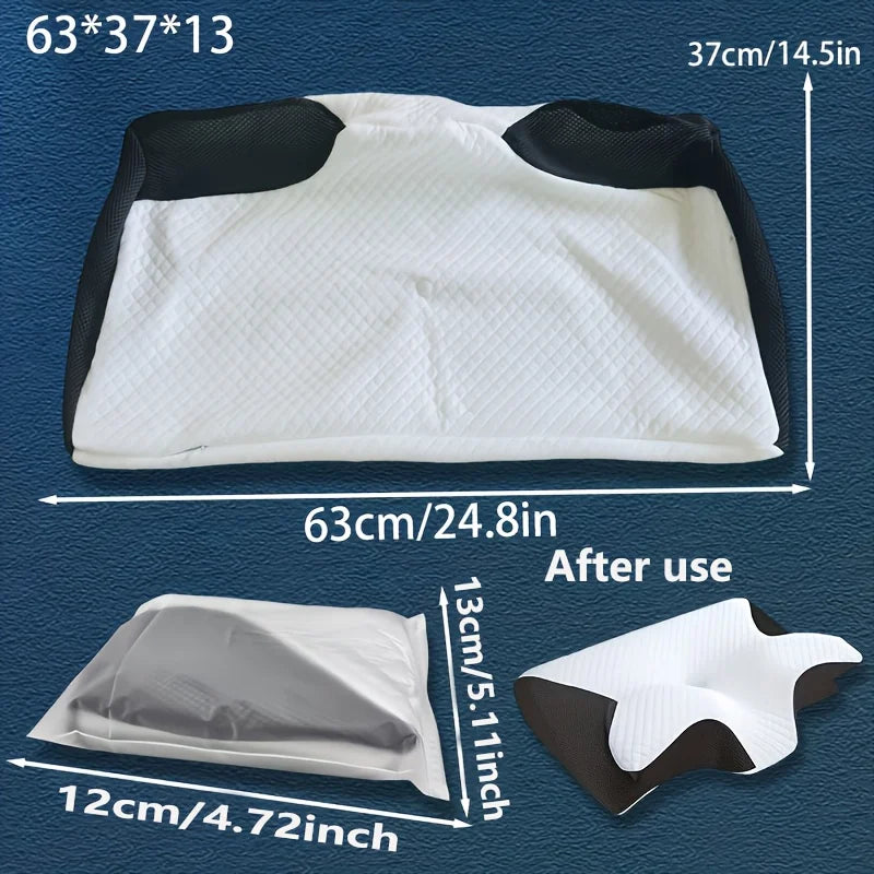 Memory Foam Pillowcase Cervical Pillowcase Pillow Protector Bedding Pillow Cases Cover Cooling Fabric Portable Home Holiday Gift