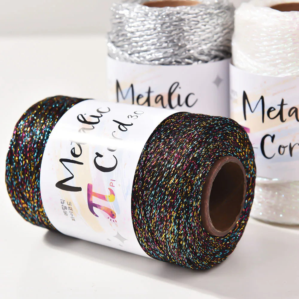 Filo metallico 3 mm hollow core 100 m – Wire colorato per borse, scarpe, sciarpe e progetti artigianali fai-da-te