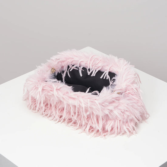 Clutch Y2K “Dopamine Style” in peluche candy-color – borsa da sera / clip bag fashion