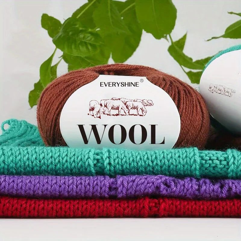 Set 6 pezzi Filato Lana – 300g Totali per Maglia & Uncinetto, Gomitoli Multicolore