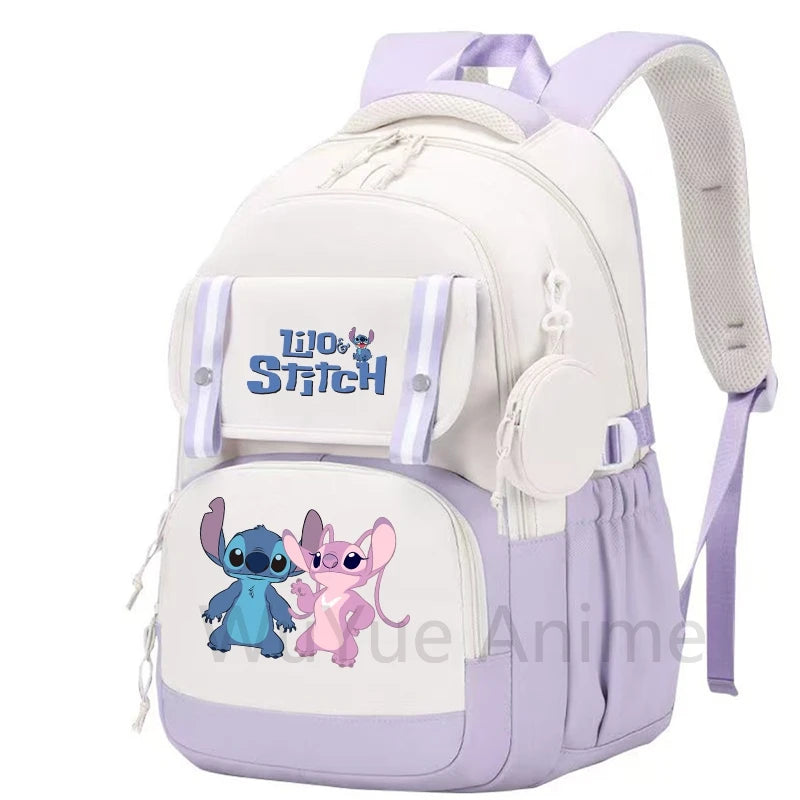 Zaino grande capacità Lilo & Stitch – impermeabile, per laptop, multiuso bambino/adulto 2025