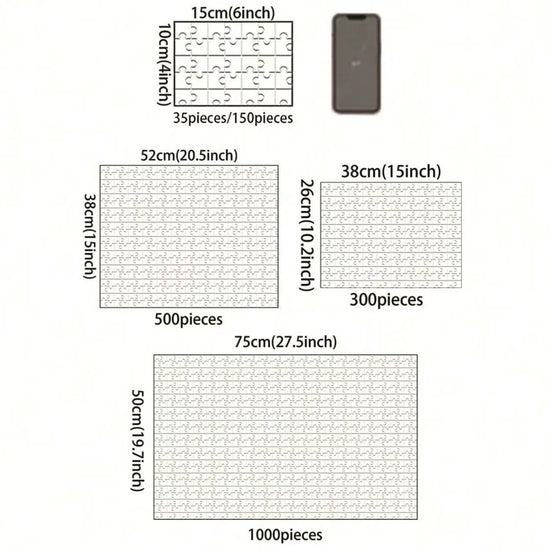 Puzzle Personalizzato con Foto – Puzzle di Cartone o Legno da 35 a 1000 Pezzi