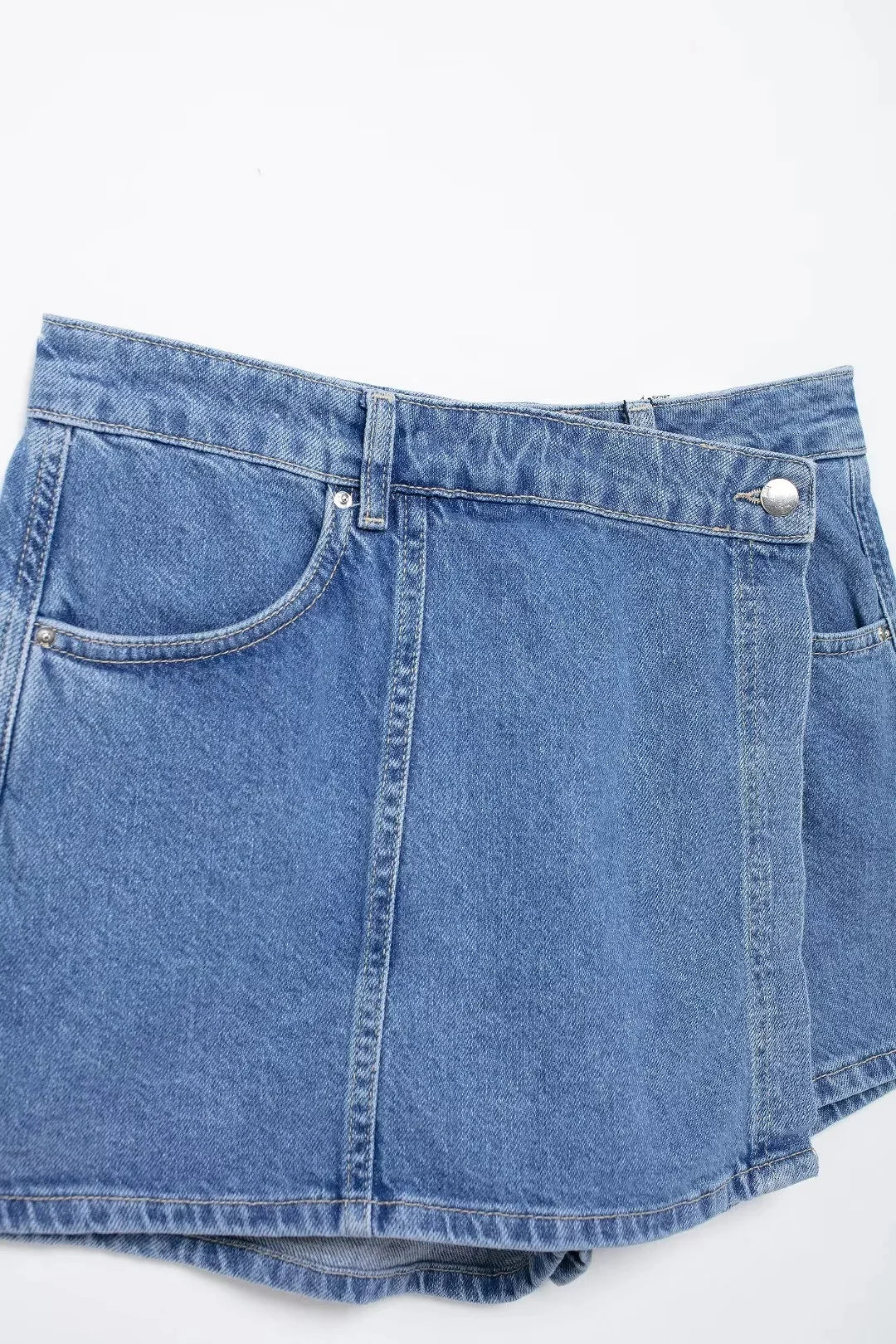 Completo Denim Donna – Set Top e Shorts Elegante Estate