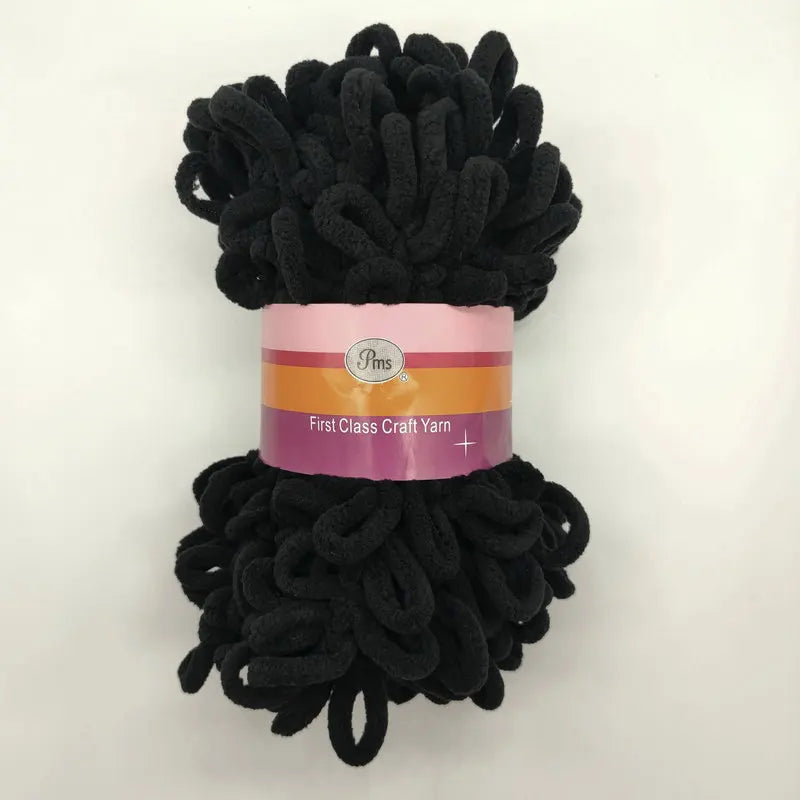 Filato ciniglia “donut braided ear” 100 g – Yarn in velluto intrecciato per maglieria, coperte, accessori fai-da-te