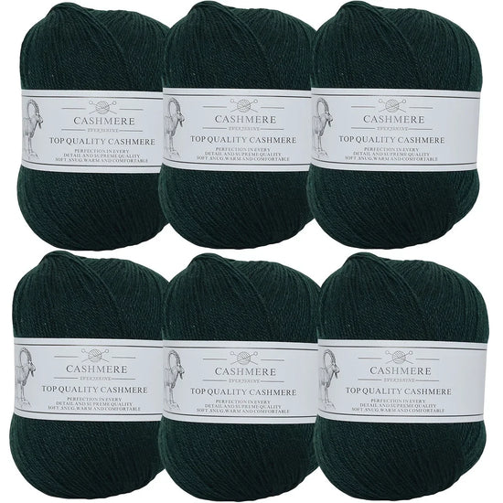Set 6 gomitoli filo cashmere donna – Lana alta qualità per maglioni, sciarpe, cappelli e progetti fai-da-te