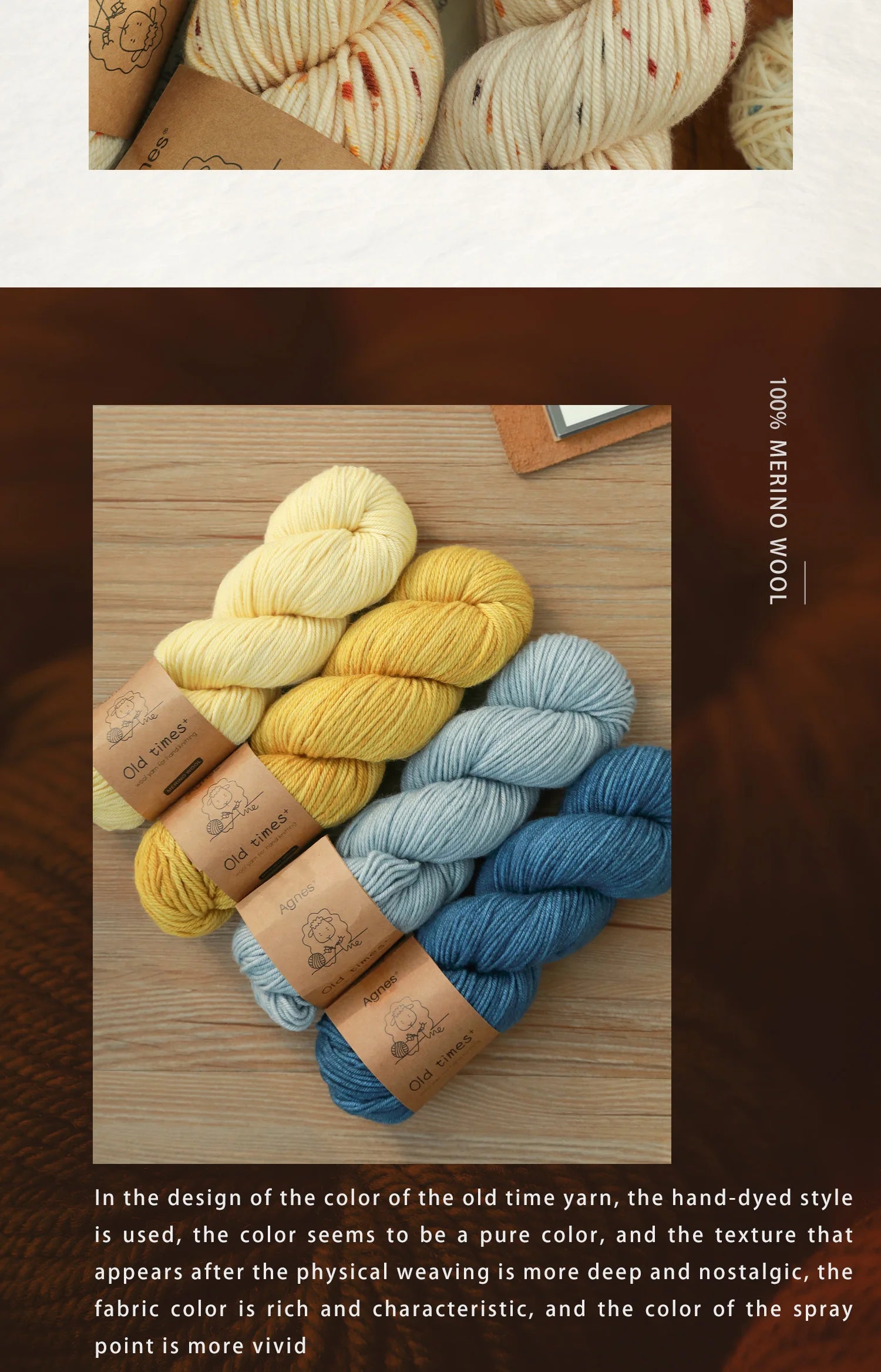 Filato Lana Merino Morbida – Gomitolo 100 g per Uncinetto e Maglieria DIY