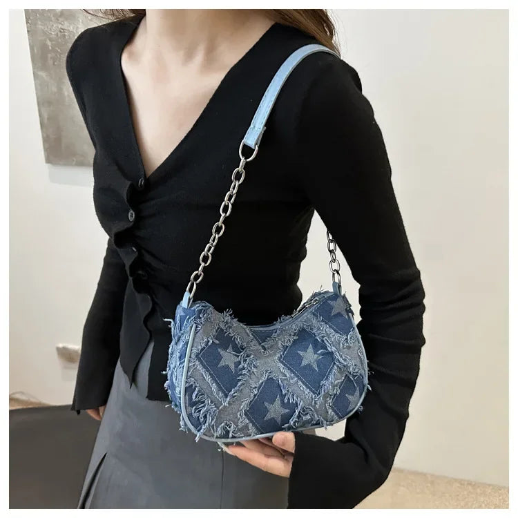 Borsa etnica donna 2025 – underarm bag spalla casual versatile, stile etnico estivo trendy