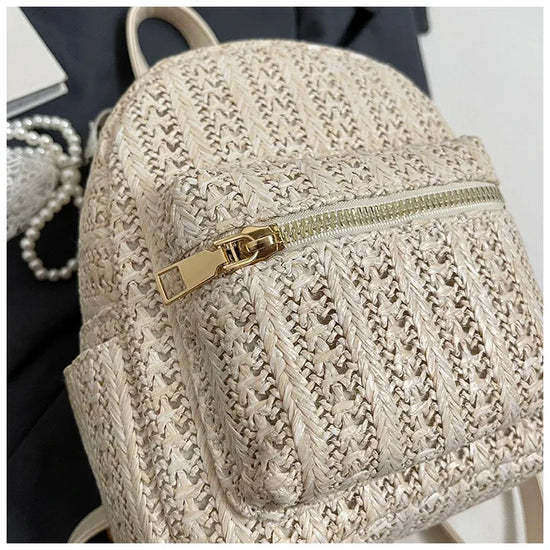 Zaino Mini Donna in Paglia 2025 – Casual Estivo e Versatile