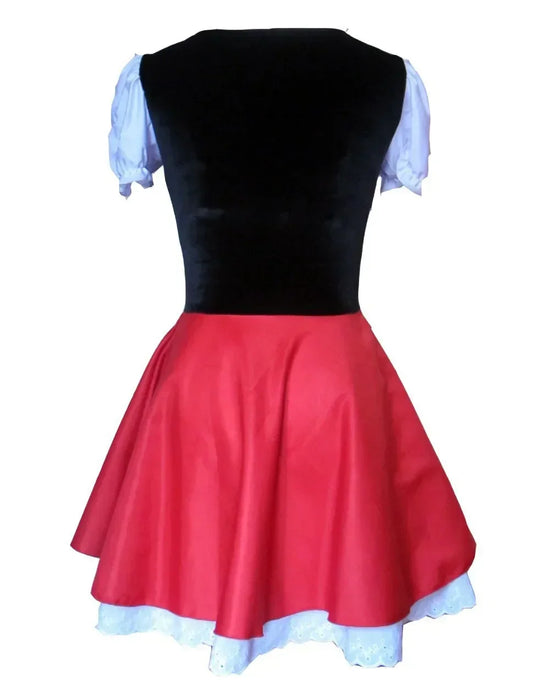 Costume Cappuccetto Rosso da Donna – Outfit Cosplay Principessa Fiabesca per Carnevale e Feste