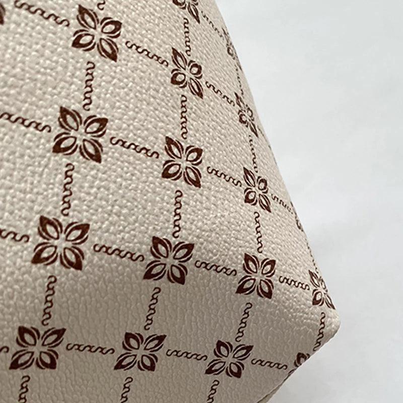 Borsa a mano in pelle morbida per presbiopia – Tote spaziosa con accessori pendenti, borsa a tracolla per donna