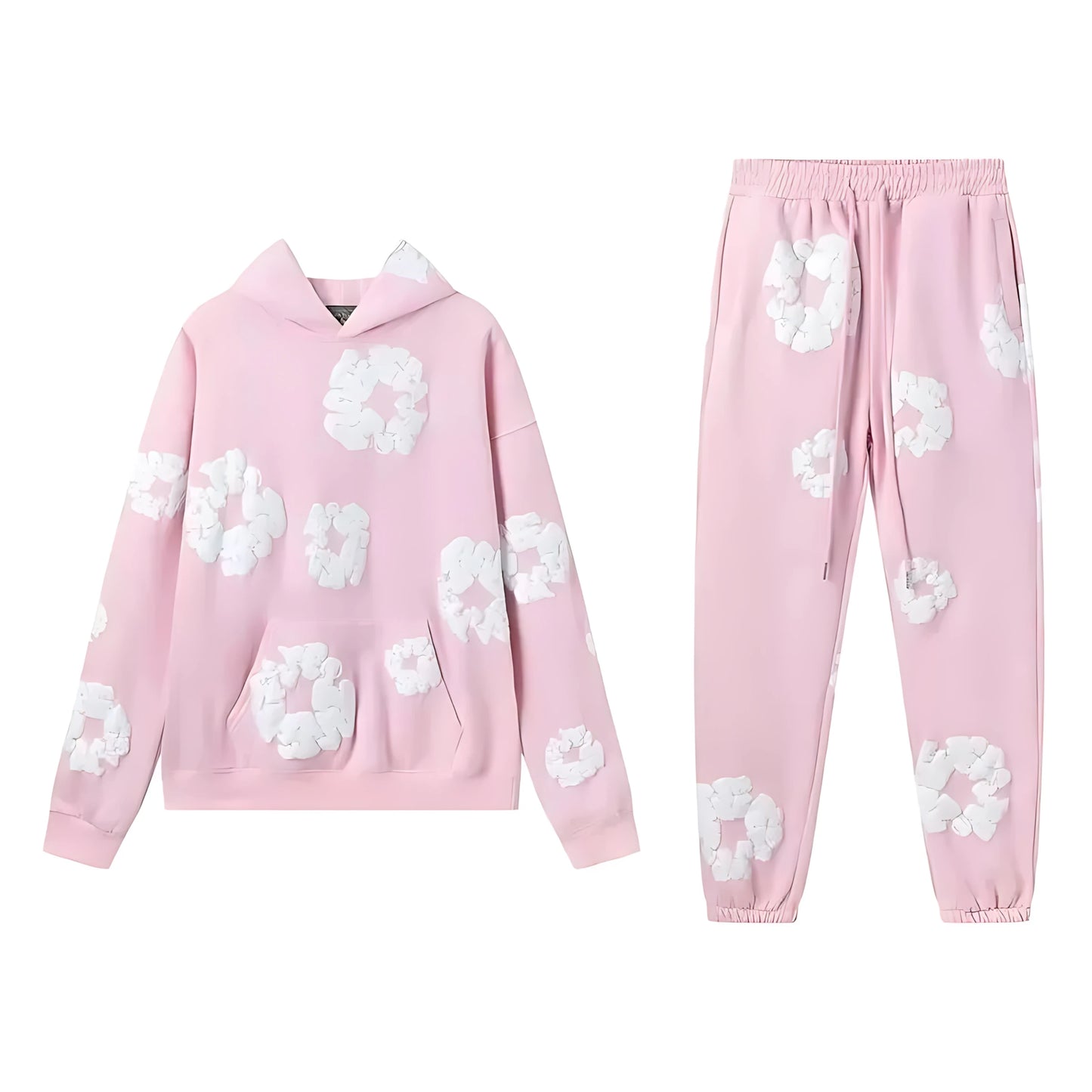 Set felpa con cappuccio e pantaloni unisex 2025 – Stampa 3D casual, morbido e confortevole, ideale per primavera e autunno