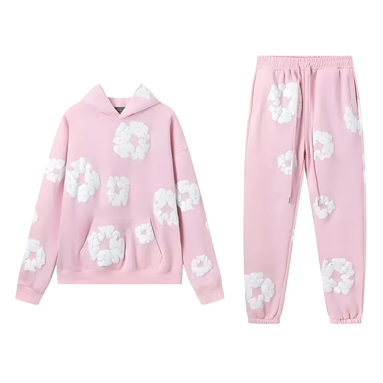 Set felpa con cappuccio e pantaloni unisex 2025 – Stampa 3D casual, morbido e confortevole, ideale per primavera e autunno