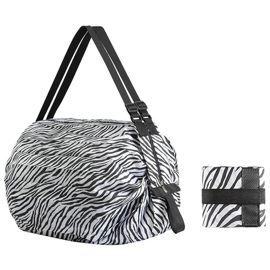 Shopper pieghevole grande capacità in nylon camouflage – Borsa da viaggio riutilizzabile leggera