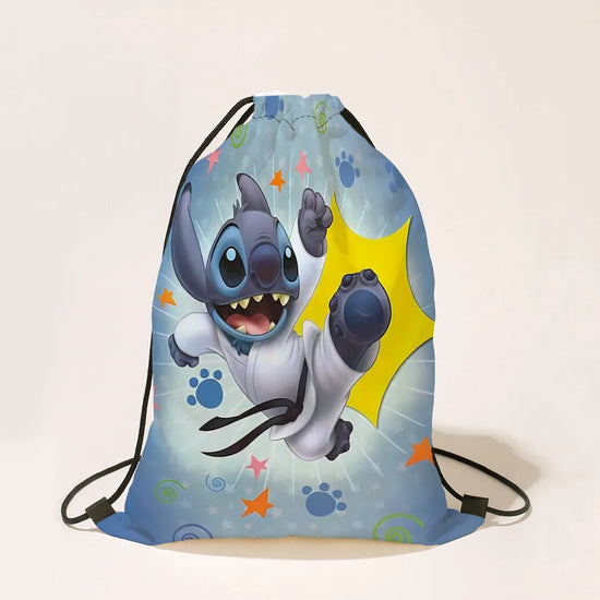 Sacca con coulisse Disney Stitch – zainetto impermeabile leggero per sport, scuola, viaggi e bomboniere