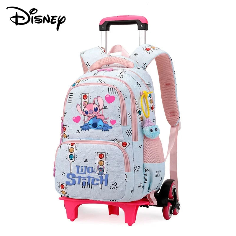 Zaino trolley Stitch 2-in-1 Disney 2025 – grande capacità, torretta, impermeabile e per laptop