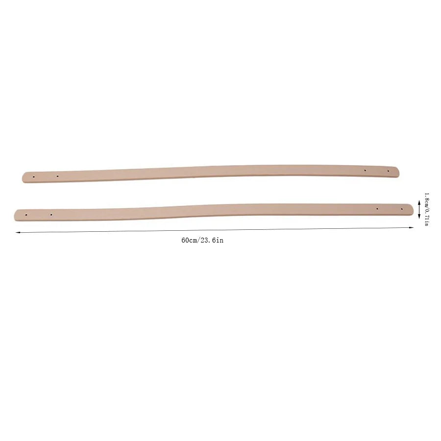 Set di manici in pelle PU fatti a mano per borse – 2 pezzi, 27,8 cm