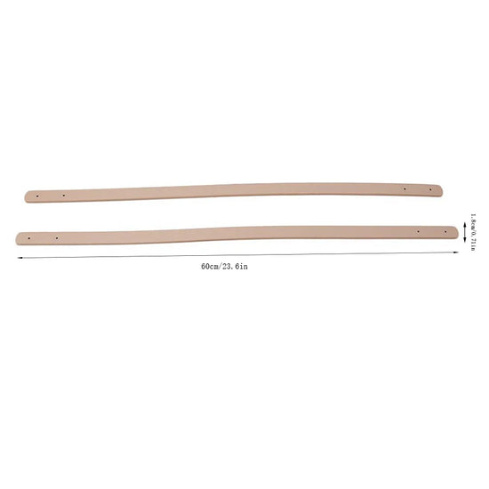 Set di manici in pelle PU fatti a mano per borse – 2 pezzi, 27,8 cm
