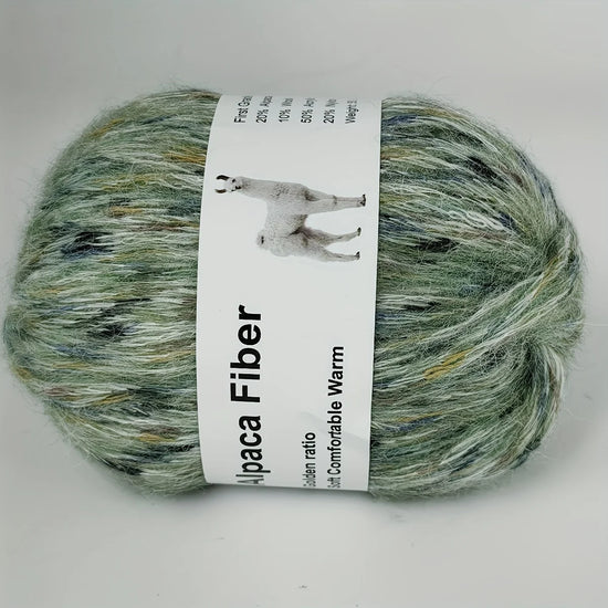 Set 6 gomitoli filo alpaca – lana alpaca hand-knit per sciarpe, cappotti, lavori intrecciati colorati fai-da-te